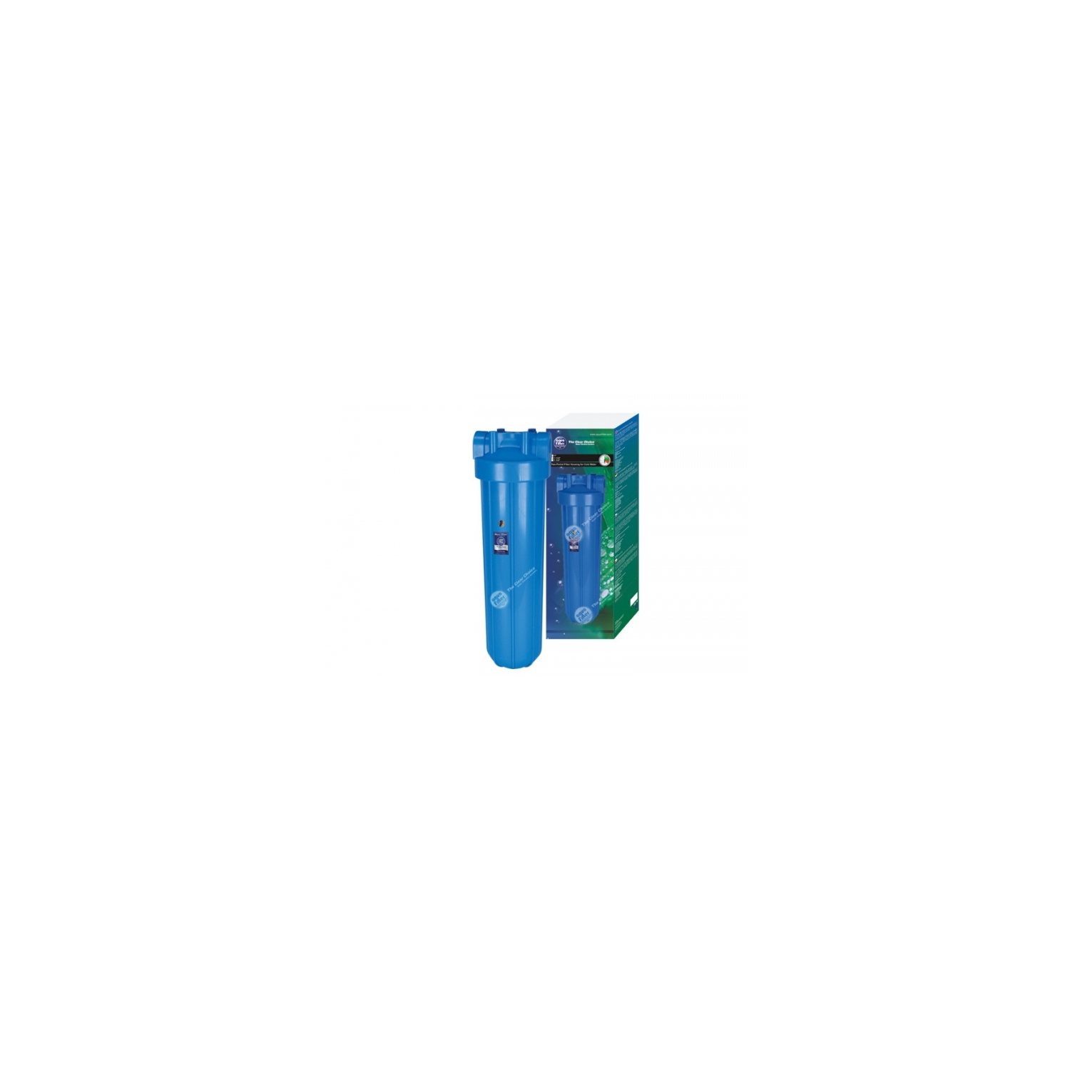 Filterschlüssel und Wandhalter Filterpatrone Big Blue 20 1IG Filtergehäuse mit Filter Vorfilter Hauswasserfilter Wasserfilter 