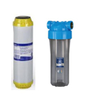 2,5 x10 Zoll Wasser-Enthärtungsfilter mit Filtergehäuse und Entnahmehahn