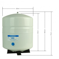 Osmoseanlagen Wassertank 20 Liter aus Metall, mit 3/4 Zoll AG Anschluss (B-Ware)