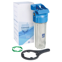 Wasserfiltergehäuse Set 10 Zoll zweiteilig | 1/2 Zoll IG | inkl. Wasserfilter nach Auswahl
